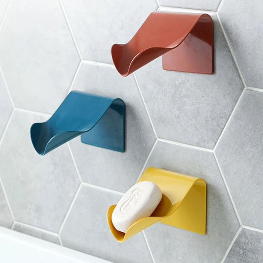 Colored Soap Dish/Holder With Drain